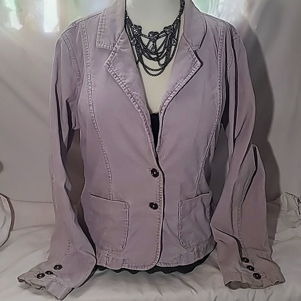 MOSSISSUE BY MOSSIMO XXL Lavander Blazer
